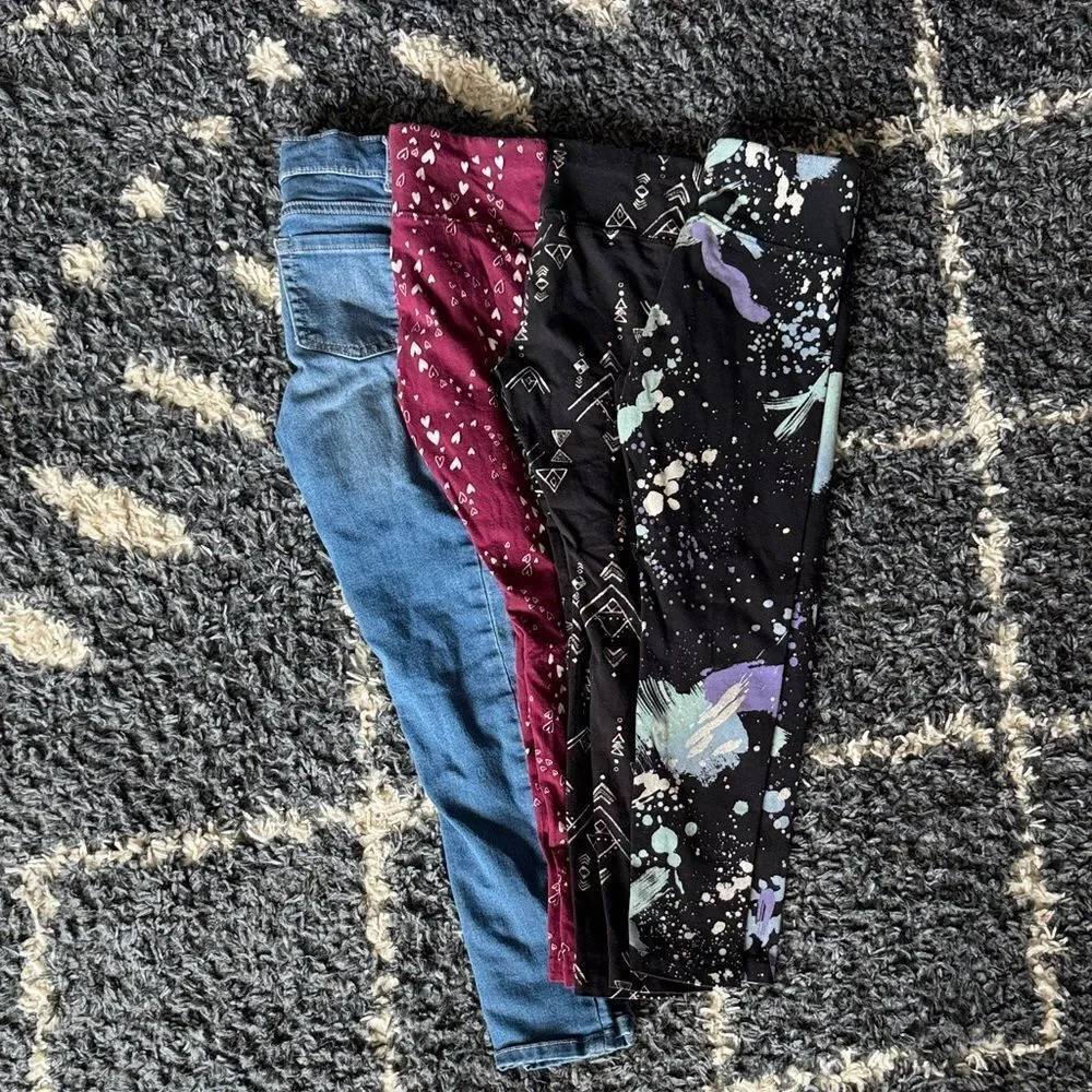 Bundle of 4 Girls Leggings